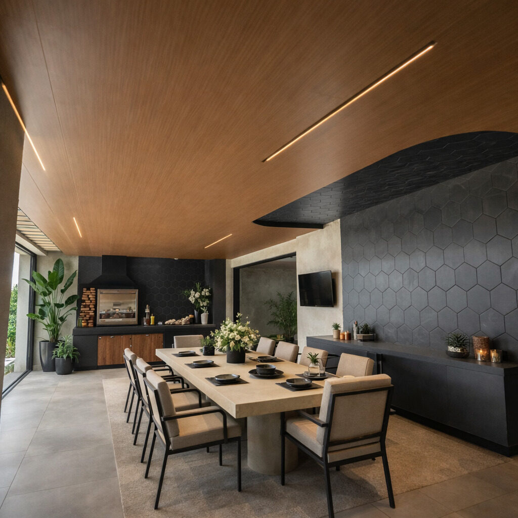 Panel Lisse en el comedor