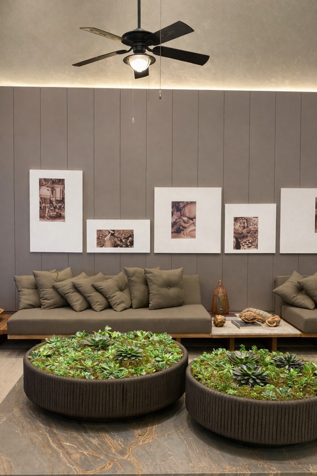 Lounge con panel Lisse
