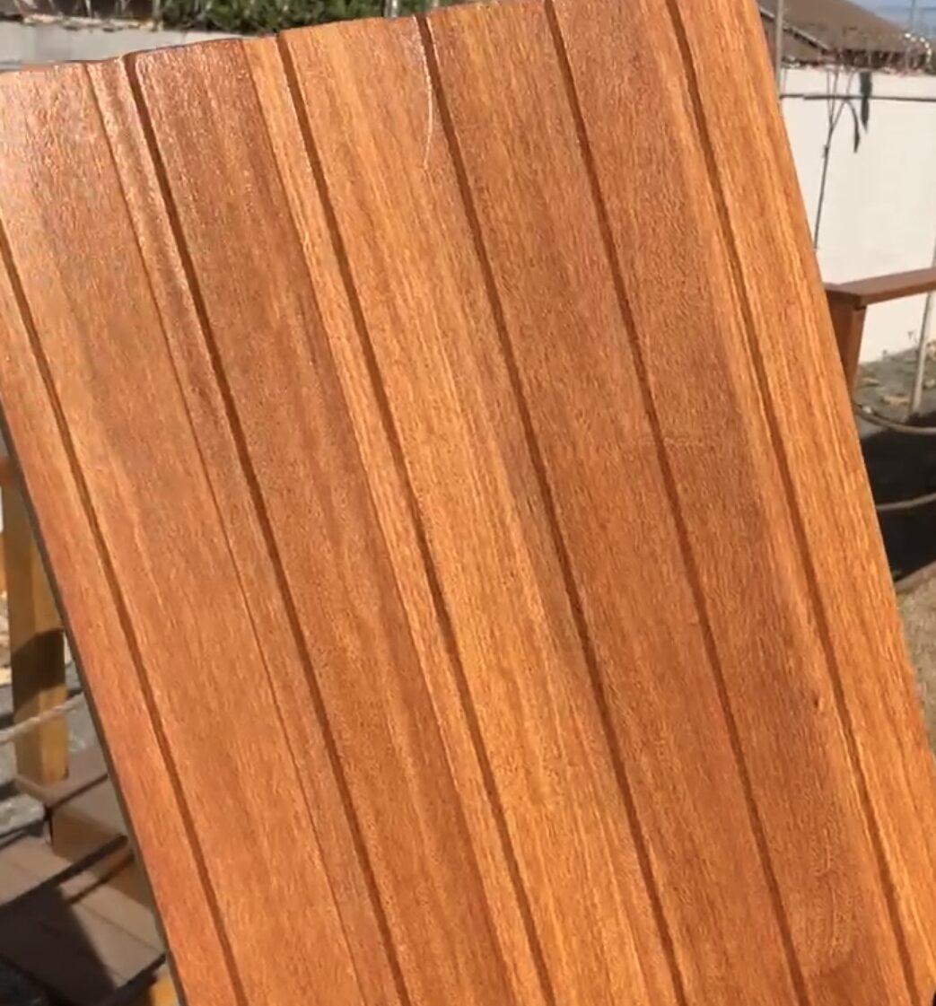 Painel em cumaru