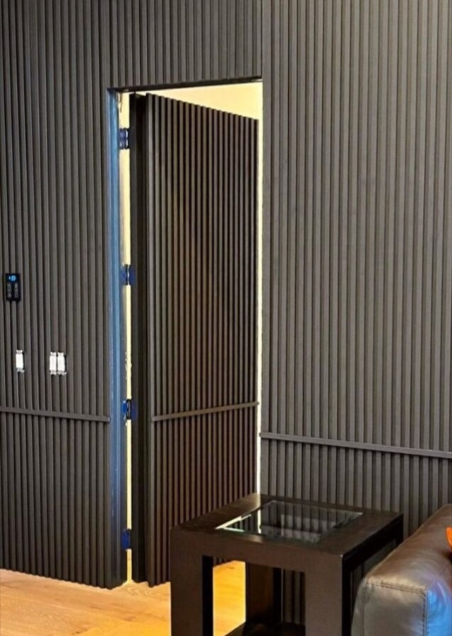 BTO slatted panel in a project outside Brazil
