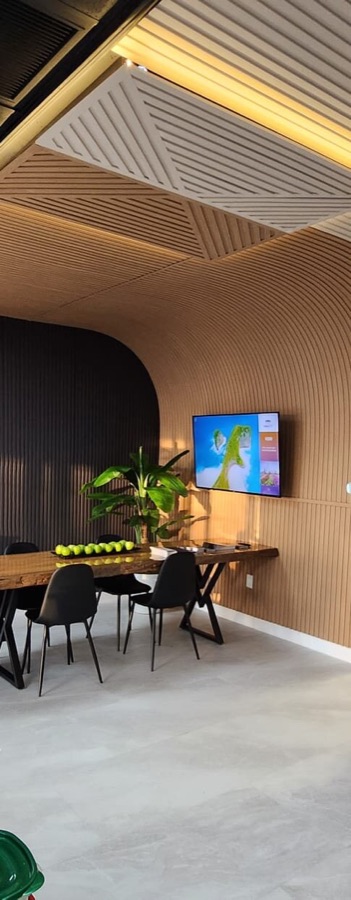 BTO slatted panel in a project outside Brazil