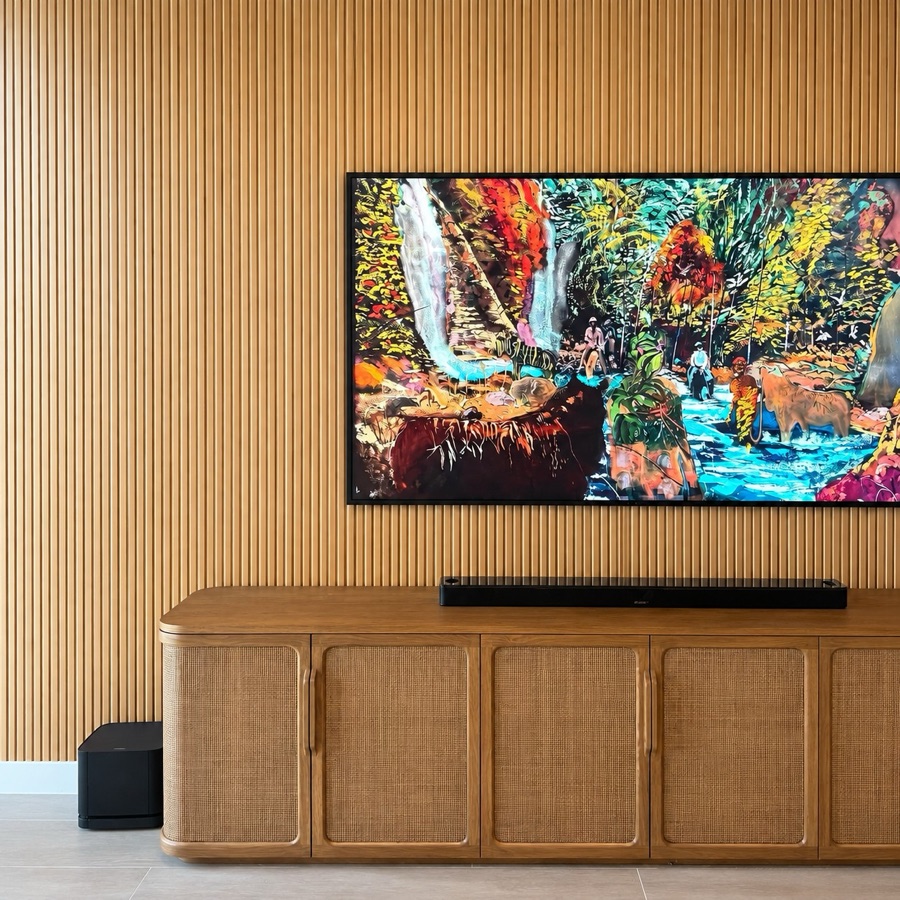 Painel Ripado de Madeira: ambiente