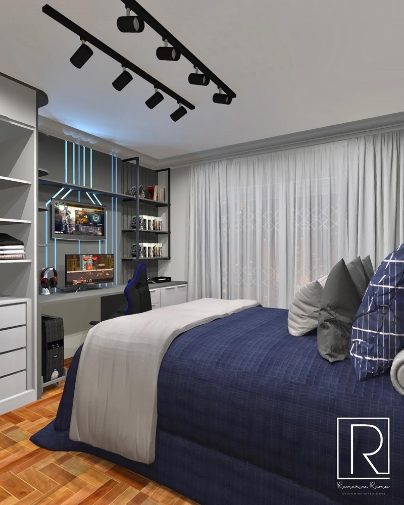 Projeto de Ramarine Ramos: Antes e depois: quarto adolescente