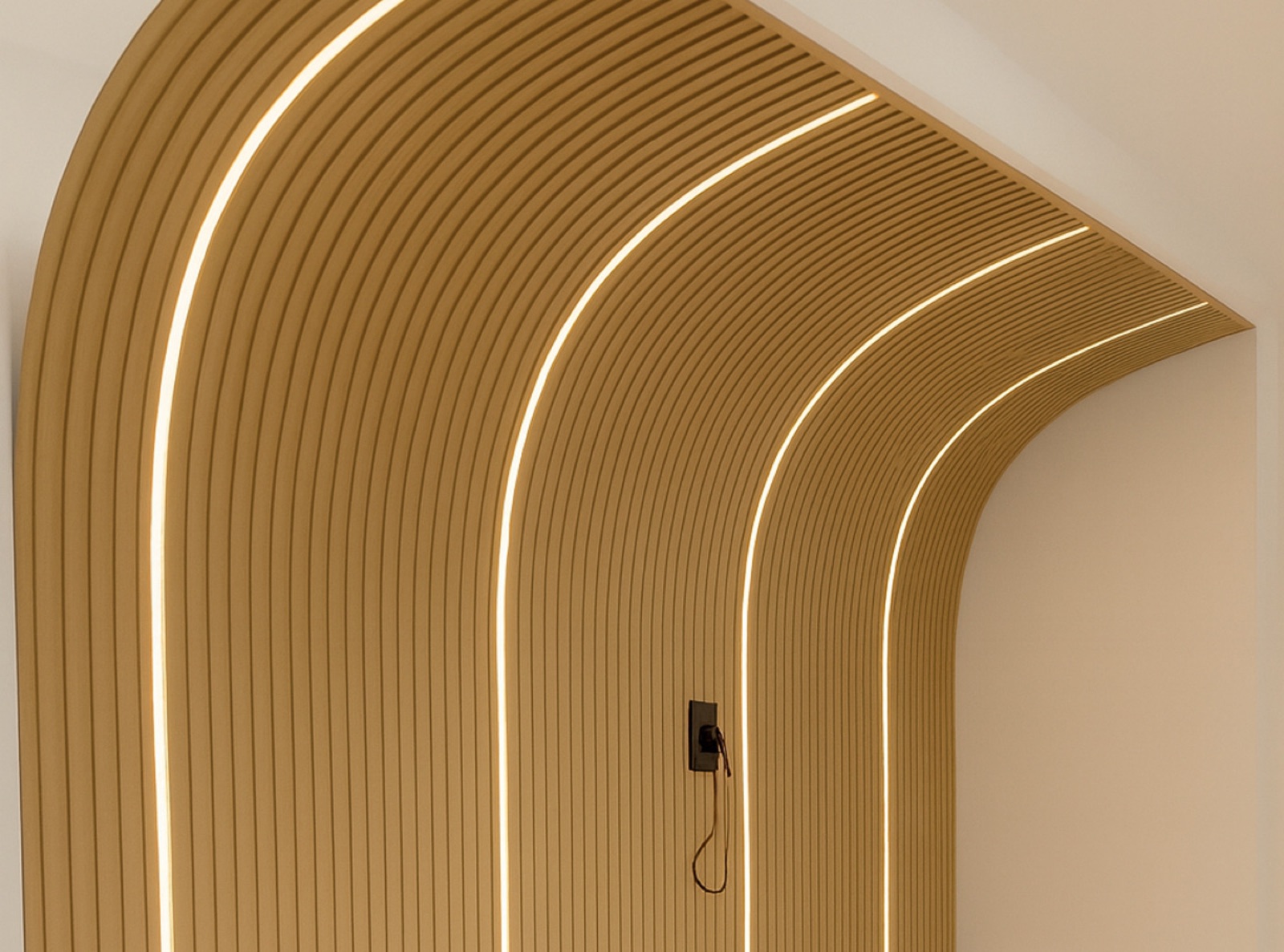 Arco ripado com luz